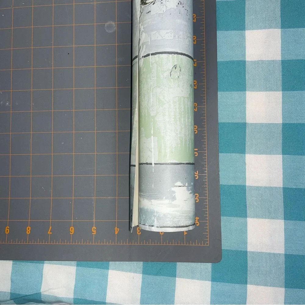Decorative Blue and White Wallpaper Rolls 3 unopened 1 opened